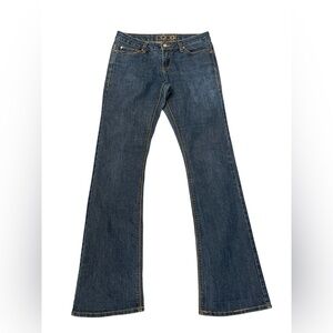 COOGI Vintage Y2K 2000s Low Rise Straight Bootcut Blue Denim Jeans Size 7/8